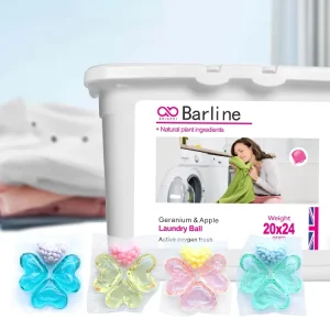 Viên giặt gel lỏng cho quần áo, hương thơm lâu dài, hạt Oxi tẩy vết bẩn, công nghệ kháng khuẩn, thân thiện với môi trường