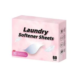 Long Lasting Scent Eco Friendly Disposable Fabric Softener Sheets with Fresh Fragrance for Laundry and Clothes