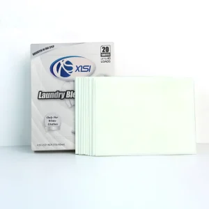 New Laundry Whitening Detergent Fabric Bleach Sheets White Color Bleach Free Dye Free Laundry Detergent Sheets