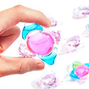 Bột giặt dạng viên hình bướm 5 trong 1, hương thơm lâu dài, thân thiện với môi trường