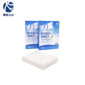 OEM Factory Cleaning Clothes Fabric Bleach Sheets for White T Shirt ClothesLaundry Tablets