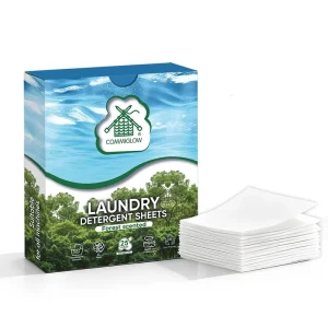 OEM Laundry Detergent Strip Soap Disposable Washing Clothes Forest Eco Friendly Natural Laundry Detergent Sheet