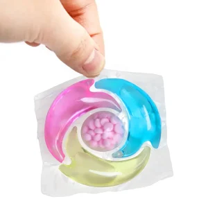 OEM Liquid Gel Laundry Detergent Pods 4 in 1 Laundry Capsules Washing Pod Condensate Scent Beads Booster