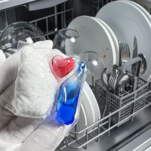Viên rửa chén hương chanh tính năng tẩy vết bẩn đóng gói OEM ODM
