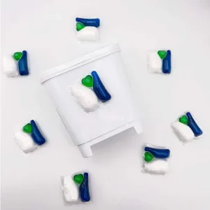 Tabletas de detergente para lavavajillas OEM ODM, polvo de detergente natural, cápsulas