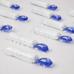 OEM 프라이빗 라벨 12g 에코 프렌들리 세탁 세제 포드 세탁 캡슐 액체 + 파우더 올인원