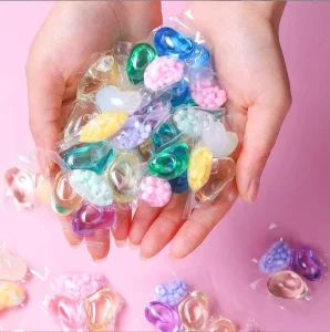 OEM Washing Clothes Cleaning Supplies Fragrance 3 in 1 Laundry Detergent Capsules Laundry Condensate Beads Laundry Pods