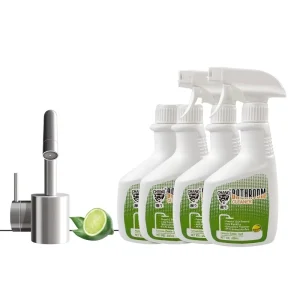 Official Certification SHENBULL Lemon Scent Bathroom Cleaner Liquid Detergent 80% Active Ingredients Strong Decontamination