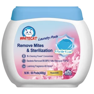 Plant Based Laundry Capsules Blue Laundry Detergent Pods for Sensitive Skin