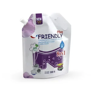 Plastic Liquid Packaging Bag Self Standing Detergent Spout Pouch Reusable Detergent Packaging Bag