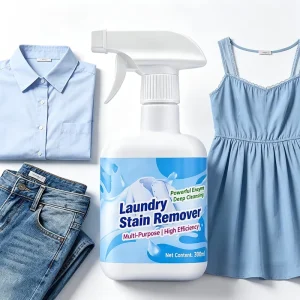 Powerful Collar & Cuff Stain Remover Spray for Clothes Quick Removes Yellow Dirt Stubborn Sweat Stains