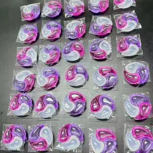 Private Label Disposable Eco Friendly Laundry Detergent Gel Capsules with Natural Scent for Apparel Cleaning