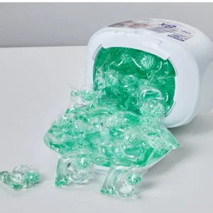 Private Label Eco Friendly Laundry Detergent Pods 8x Cleaning Power Softening Color Care Disposable Apparel Gel Stain Release