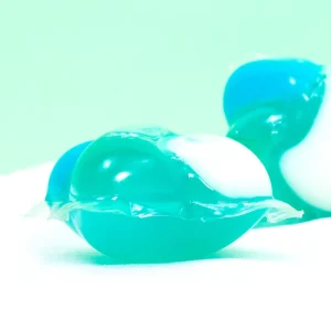 Rayshine Commercial Laundry Detergent Custom All in 1 Double Layers Laundry Pod Detergent Capsule 100 Pcs box