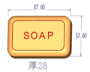 Soap Press Mold Stamper Soap Mark Shape and Stamping Mold