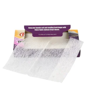 Solid Disposable Fabric Softener Sheets Flower Scented Dryer Sheets Box Packed Home Hotel for Apparel 50%-80% Active