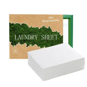 Solid Shape Newest Eco Friendly Biodegradable Laundry Detergent Paper Sheets Natural Deep Clean Clothes Washing Laundry Strips