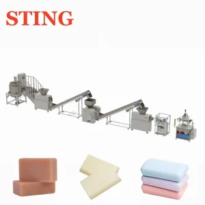 Stainless Steel Fully Automatic High Precision Movable Laundry Soap Making Machine Small Line Production Bar Soap