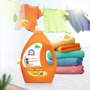 Super Concentrated Fresh Orange Scent Liquid Laundry Detergent for Washing Clothes