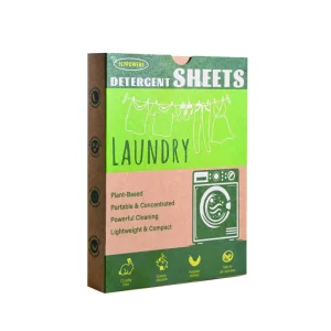 Washing Laundry Sheets Fresh Linen Scent Eco Friendly Deep Cleaning Laundry Detergent Paper