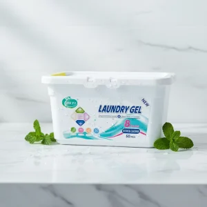 Washing Pods Capsule 5 in 1 Laundry Pods 8g X 50pcs Eco friendly Hypoallergenic Deep Cleaning Stain Fighter OEM ODM Available