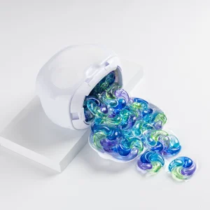 Wiise 4-in-1 Eco-Friendly Laundry Detergent Pods Bulk Softener and Stain Removers Disposable Washing Pods