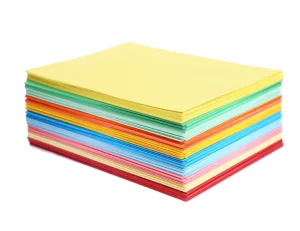 100 Sheets A4 Size Assorted Colors Construction Paper Coloring Paper for Crafts