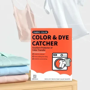 100 Sheets Disposable Laundry Color Absorbing Anti dyeing Sheets 5%-15% Active Ingredients Non Woven Fabric for Washing Machine