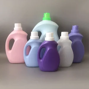 Envase personalizado de detergente líquido para ropa de 1L, 2L, 3L, 5L, botella de detergente líquido de plástico HDPE