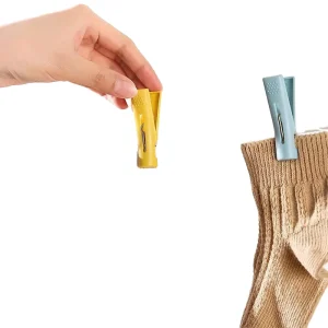 20 Pcs Clothespins Colorful Durable Laundry Pins Clips Multi-Purpose Drying Racks Household Socks Underwear Hangers
