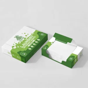 200 Loads Natural Laundry Paper Strips Eco Friendly Forest Gentle Formula Underwear Washing Laundry Detergent Sheets