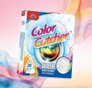 20Pcs Box COLOR CATCHER SHEETS Disposable Anti Color Bleeding Laundry Sheets