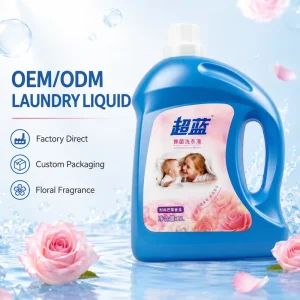 3L High Quality Eco Friendly Laundry Detergent Liquid Soap Lemon Fragrance Stain Remover Fabric Softener for Effective Deep Wash