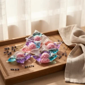 5 1 Disposable Floral Scent Apparel Laundry Detergent Pods New Gel Beads Automatic Machine Washing Densate Liquid