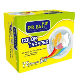 72 Pcs Color Absorption Color Dirt Grabber Sheets Color Catcher Sheet