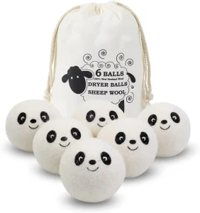 7cm Natural Eco Friendly Washing Machine Laundry Clean Ball Organic Natural Reusable XL 100% Wool Softener Wool Felt Dryer Balls