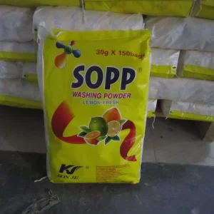African Market Eco Friendly Natural Stain Remover Lemon Fragrance Rich Foam Laundry Detergent Washing Powder