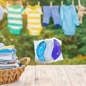 Bulk 3 in 1 Washing Pods Laundry Detergent Pods Film Packing Cleaning Packs with Private Label