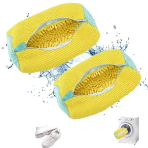 Chenille Anti-Wear Machine Laundry Shoe Washer Net Bag Reusable Drying Shoe Washing Bag for Washing & Dryer Machine