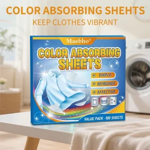 Color absorbing Fabric Cleaning Sheet Anti fading Sheet Anti color Transfer Sheet Non fading Laundry Sheet