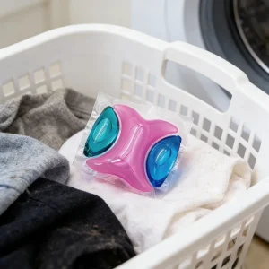 Colorful Eco Friendly Disposable Multi Chamber Laundry Pods ODM/OEM Customizable Formula Apparel Use Laundry Beads
