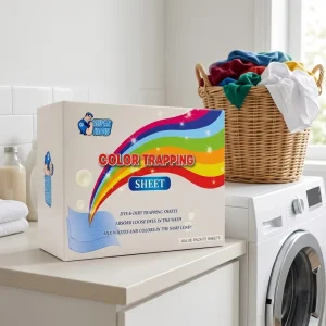 Custom Premium Laundry Color Absorb Sheets Mixed Washing Anti Staining Paper Dye Catcher