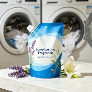 Custom Printed Mylar Moisture-proof 500g 1kg Aluminum Foil Stand up Detergent Laundry Washing Powder Plastic Zipper Spout Pouch