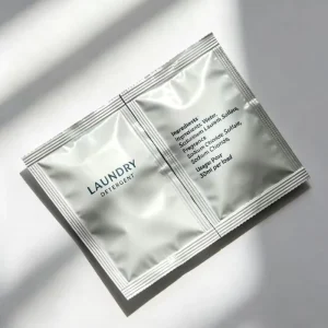 Custom Sample Cosmetic Packaging Heat Seal Flat Sachet Aluminum Foil Lined Mylar Bag for Laundry Detergent Shampoo Cream Lotion