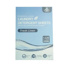 Customise Clothes Soap Laundry Detergent Sheets Gentle Anti Mite Solid Eco Friendly Laundry Detergent Sheets