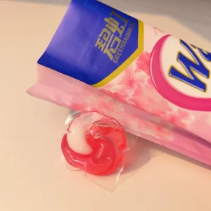 Customizable Shape Color Multi Chamber Disposable Apparel Laundry Pods with Liquid Powder & Fragrance for Branding & Packaging