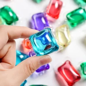 Customized Packaging Disposable Gel Laundry Detergent Pods for Apparel Deep Cleaning Scented Eco Friendly
