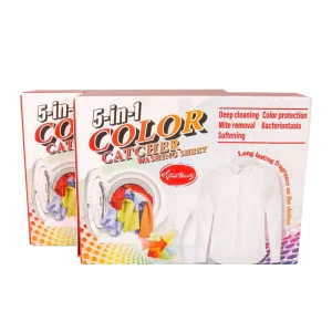 Customized White Nonwoven Fabric Softener Absorber Colour Catcher Laundry Sheets Washing Color Grabber Supplier Free Sample