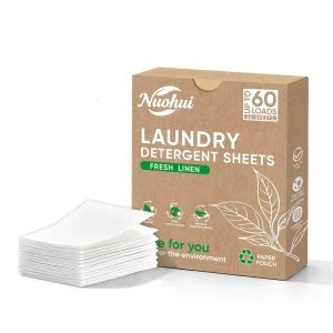 Customized Your Logo Private Label Eco Friendly Laundry Detergent Strips Disposable Natural Cleaning Stain Remover Fresh Linen