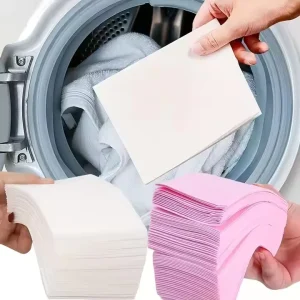 Disposable Eco Friendly Sustainable Laundry Detergent Sheets for Clothes Cleaning with Deep Stain Removal